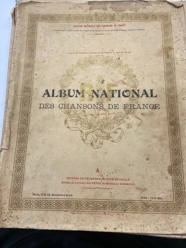 Album national des chansons - album,