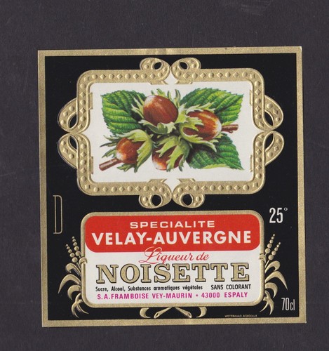 Ancienne étiquette alcool - étiquette,