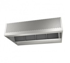 Hotte Professionnelle Cubique Triple Flux en Inox – Cuisine Professionnelle