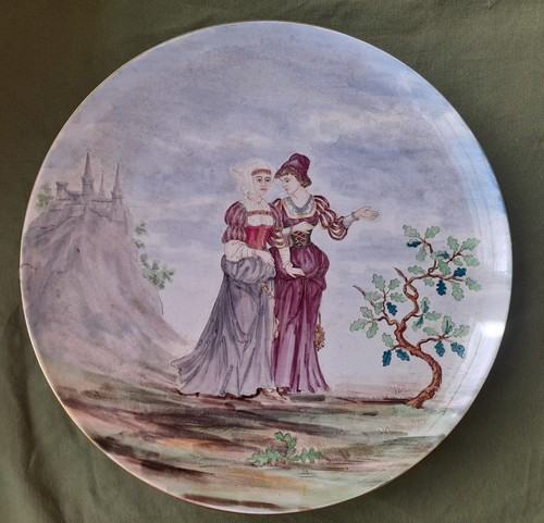 Ancien plat céramique - en,