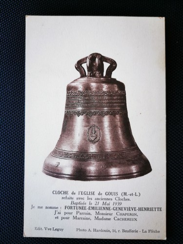 Cpa cloche eglise - 49, l'eglise
