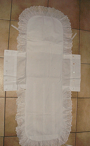 Ancien nid ange - d'ange, drap
