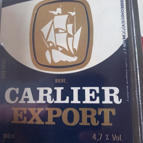 Ancienne étiquette bière