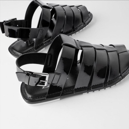 Zara black patent - zara,