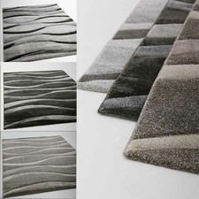 Tapis Moderne Motif à Vagues