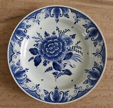 TRES BELLE ASSIETTE CREUSE MURALE EN FAIENCE DE DELFT - ROYAL DELFT - N°2965/22