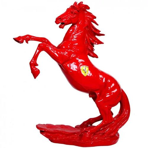 Statue cheval résine - statue, en