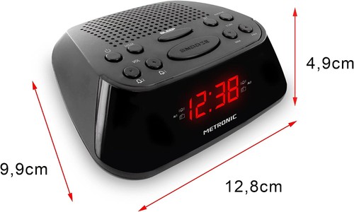 Radio réveil metronic 477003 - metronic,