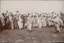 Tunisie, Le Kef, Fantasia Arabe  Vintage citrate print.  Tirage citrate  6x8