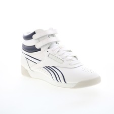 Reebok Reebok X SI Freestyle HI baskets pour femmes en cuir Blanche