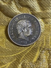 piece de monnaie antique coin portugal 500 reis 1891 argent silver