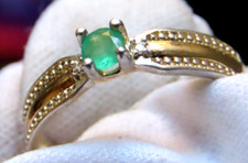 Bague en argent 925 et un peu