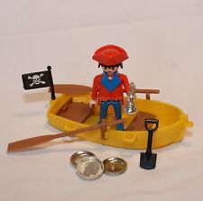 PLAYMOBIL PIRATE ET BARQUE - vintage - 3570 - divers accessoires