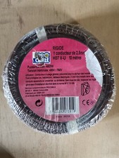 Câble fils électrique 2,5 mm 10 m rigide procable neuf batiment