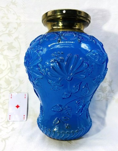 Opalescent glass lantern - opalescent,