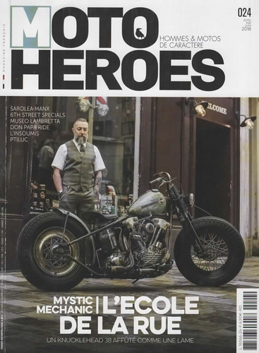 Revue magazine moto - revue, heroes