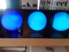 paulmann lampe 3 spot changement de couleur rouge bleu vert rose....