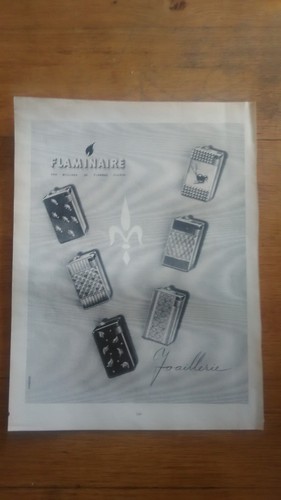Pub ancienne advert briquet - ancienne,