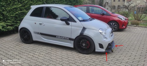 Abarth 500 595 695 spoiler - 595,