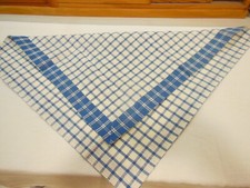 Lot de linge jouets MOULIN ROTY : nappe a carreaux bleue