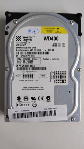 Western digital wd400 22dea0 - western,