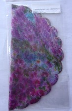 LOT DE 10 RONDS à dragées tulle intissé - coloris fleuri violet