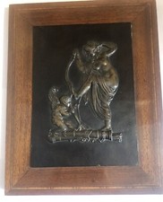 BAS RELIEF EN BRONZE FEMME 