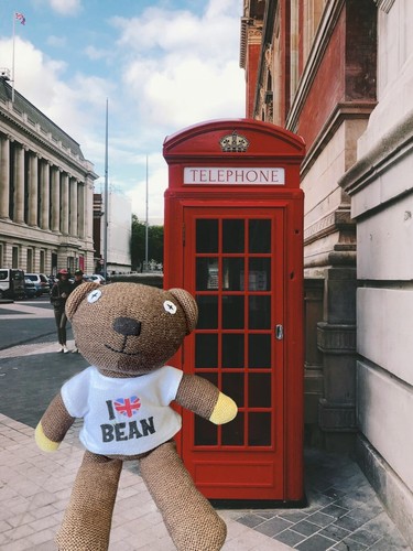 Peluche beanie baby bean - ty, mr