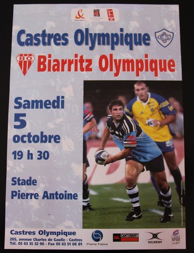 Affiche rugby top - -, 16