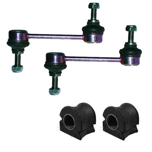 Set tiges caoutchoucs barre - +,