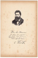 Portrait XIXe Émile Renouf Peintre Peinture Marine Mer