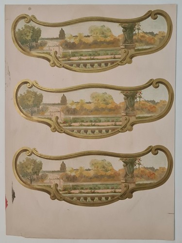 Vue balcon vers 1900 - ,