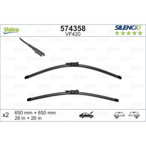 Valeo lame essuie glace avant - lame,