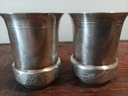 Lot timbales en métal - lot,