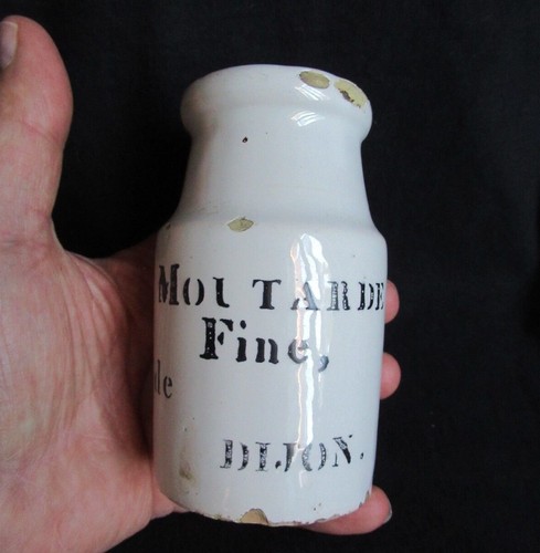 Rare ancien pot moutarde - ancien,