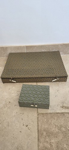 Lot boite en tissus - en,
