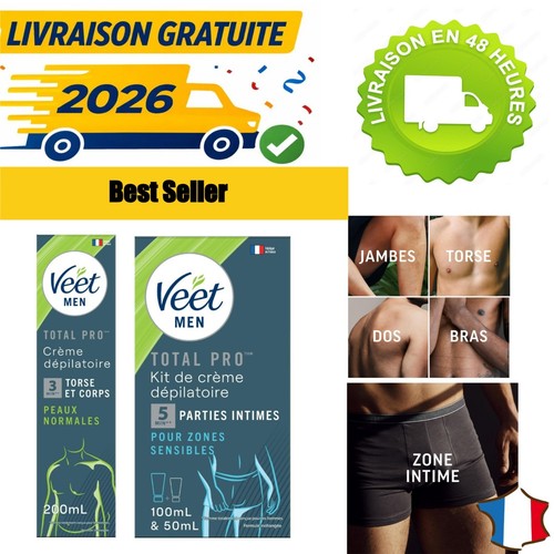 Veet men kit épilation homme - veet,