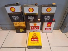 VINTAGE 7 BIDONS D'HUILE EN