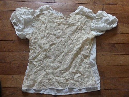 Chemisier ancien mousseline - ancien, en