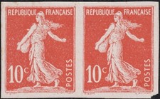 Timbre France 1906 Paire