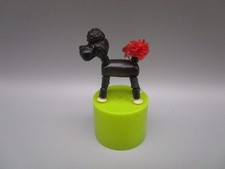 Ancienne figurine push-up caniche