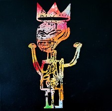 SPACO signed KING colors TABLEAU pop street ART graffiti paint  french