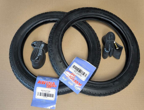 Bicycle tyre set - 14, 1.75