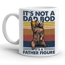 Vintage Dad Bod Coffee Mug, It's Not A Dad Bod It's A Father Figure Father's Day