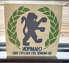 autocollant 205 Peugeot Talbot turbo 16 T16 rallye sticker 1985 vitre arrière