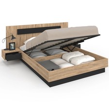 Lit coffre double SANTA avec