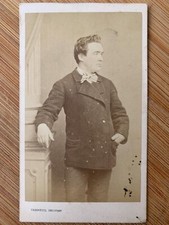 Photo Carte de Visite CDV Portrait homme 1860 par Verneuil Boulogne sur mer