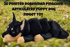 Doberman Pinscher 3D Printed