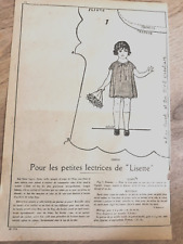 PATRON ORIGINAL POUR LA POUPEE