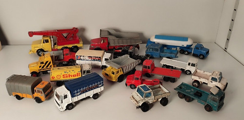 Lot camions benne miniature - 18,